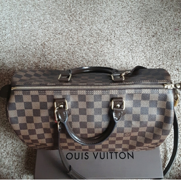 TRADED ❤ Louis Vuitton DE Speedy 35 - Picture 10 of 15